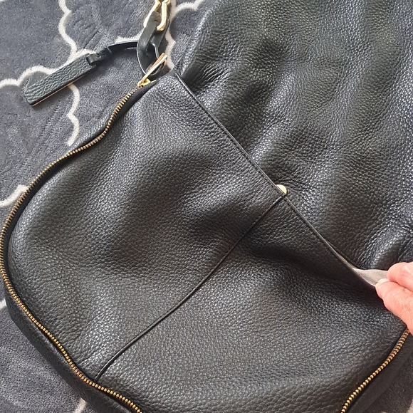 Vince Camuto Black Leather Crossbody Bag - Picture 10 of 15